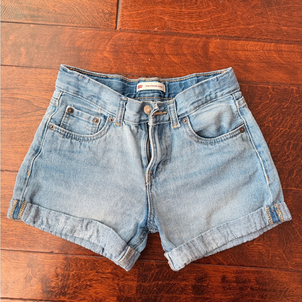 Levi's Light Blue Jean Shorts